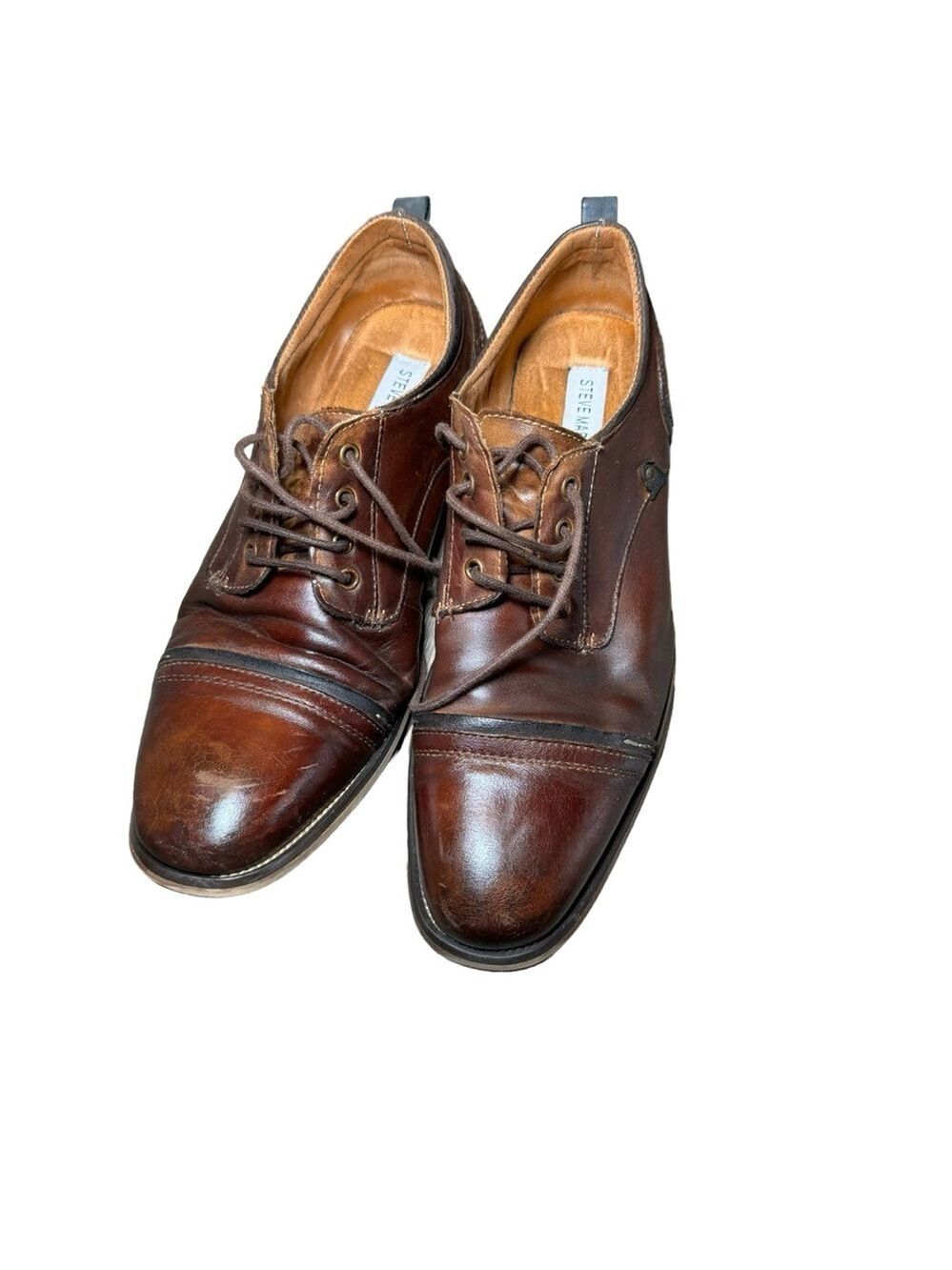 Steve Madden brown lace up shoes SZ 9.5